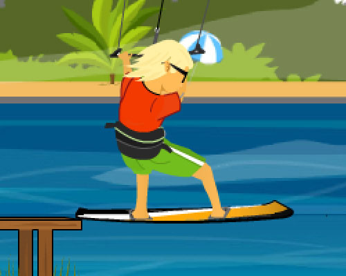 kitesurf champion game character jason ramp slide